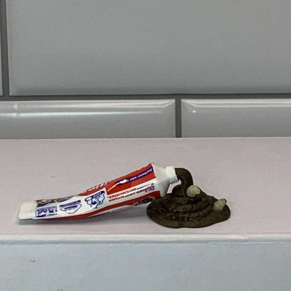 Zuru 5 Surprise Mega Gross Minis Series 1 McCavities Poop‎ Paste Figure